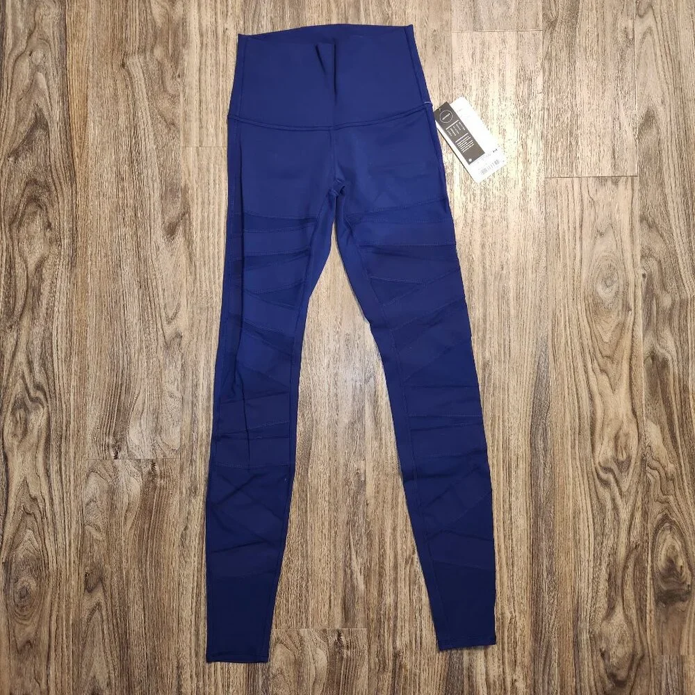 Lululemon Wunder Under Pant Hi-Rise Tech Mesh
